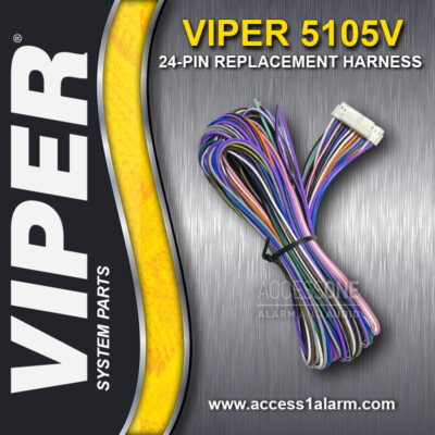 Viper 24-Pin Auxiliary, Shutdown And Trigger Harness For The Viper 5105V