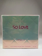 SO LOVE by Johan.b 3.0 / 90 ml Eau De Parfum Spray NEW SEALED for Women