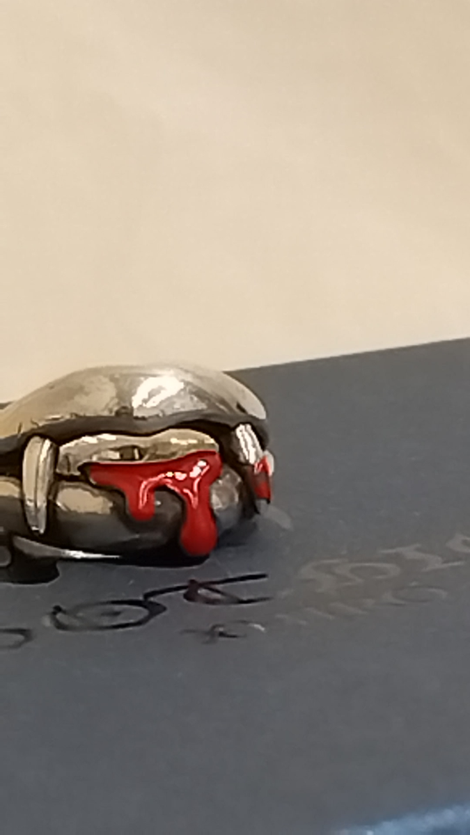 Yohji Yamamoto Silver ring Gothic vampire fang 950 size: 10 Yohji Yamamoto Silver ring Gothic vampire fang 950 size: 10