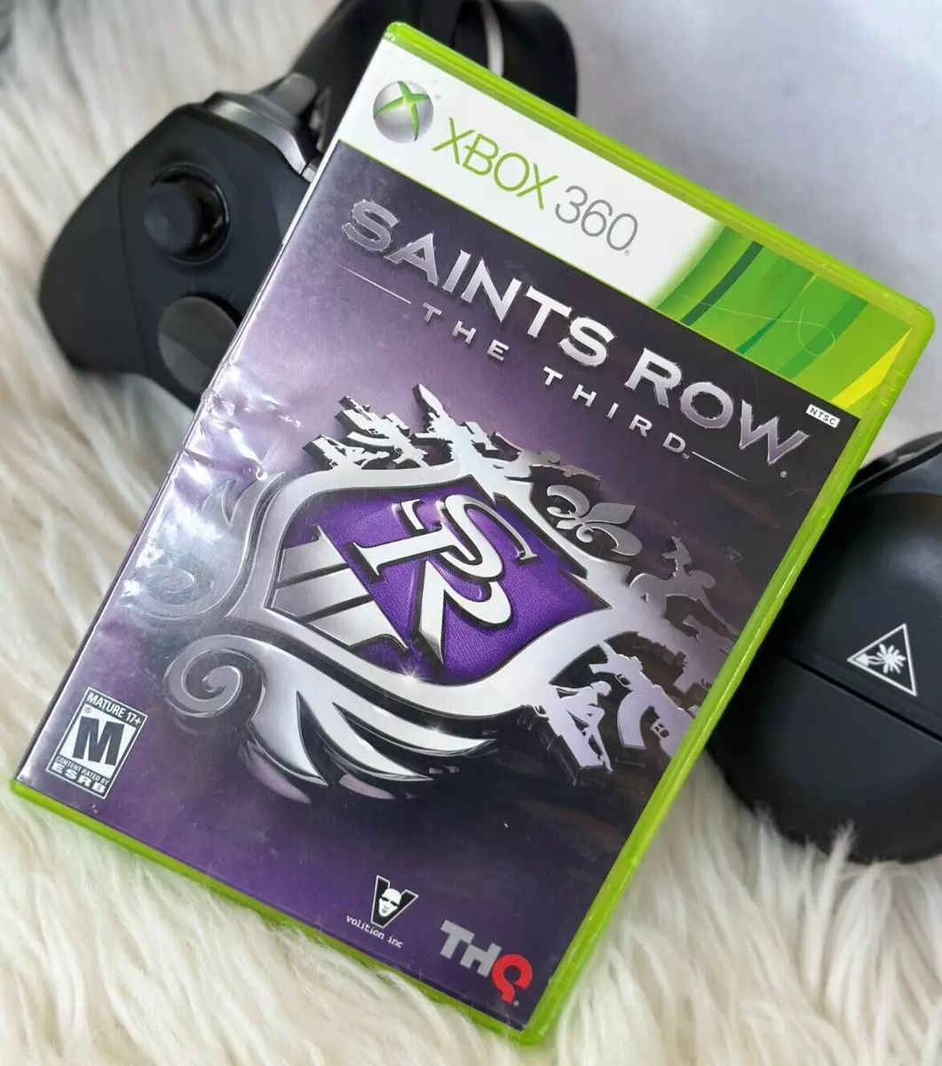 Saints Row: The Third (Microsoft Xbox 360, 2011) + Saints row 4 - Lot of 2  games 752919553176