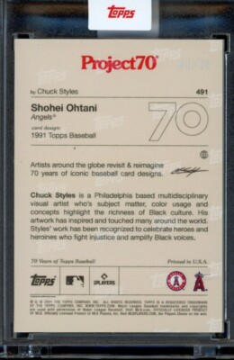 2021 Topps Project70 シリーズのカード番号 #491