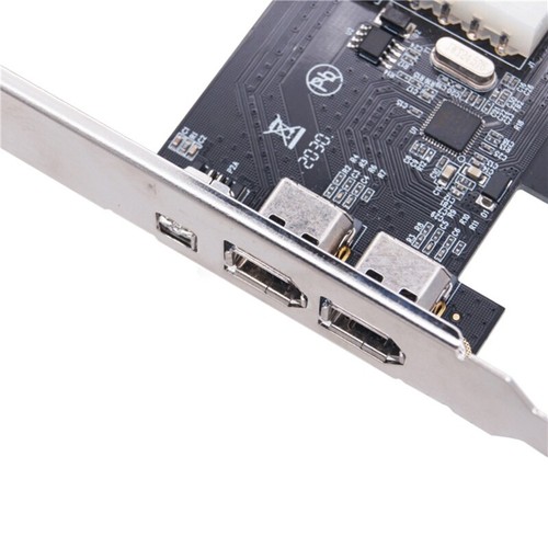 PCIE 1X 1394 Card with Firewire Adapter Desktop Computer PCIE 1X to 1394 Video - Picture 4 of 8