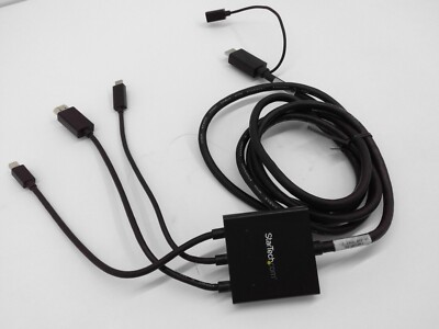 StarTech CMDPHD2HD USB-C, HDMI or Mini DisplayPort to HDMI Converter Split Cable