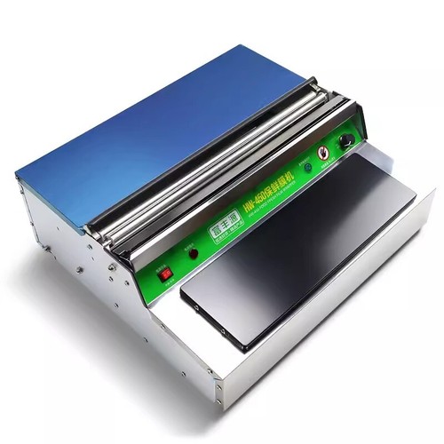Máquina de envoltura de plástico empacadora máquina de embalaje sellado comercial automática 220V - Imagen 1 de 8