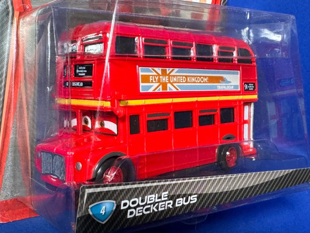 カーズ オーバーサイズ DOUBLE DECKER BUS DOUBLE DECKER BUS #4 - Pixar CARS 2 DELUXE Disney 2010