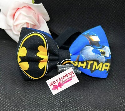 Batman Fliege Krawatte Dickie Games Logo Stoff Kostüm Comics Marvel Held