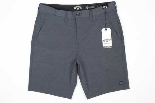 Billabong Men's Crossfire Shorts Mid Length Hybrid Submersibles Navy Blue