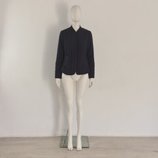 Ilse Jacobsen Blue Jacket Uk 10 Eu 38 Padded Zipped Quilted Coat Navy