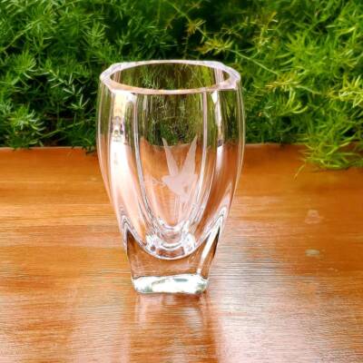 SKRUF SWEEDEN Small Vase - Peace Dove Laurel Leaf Signed