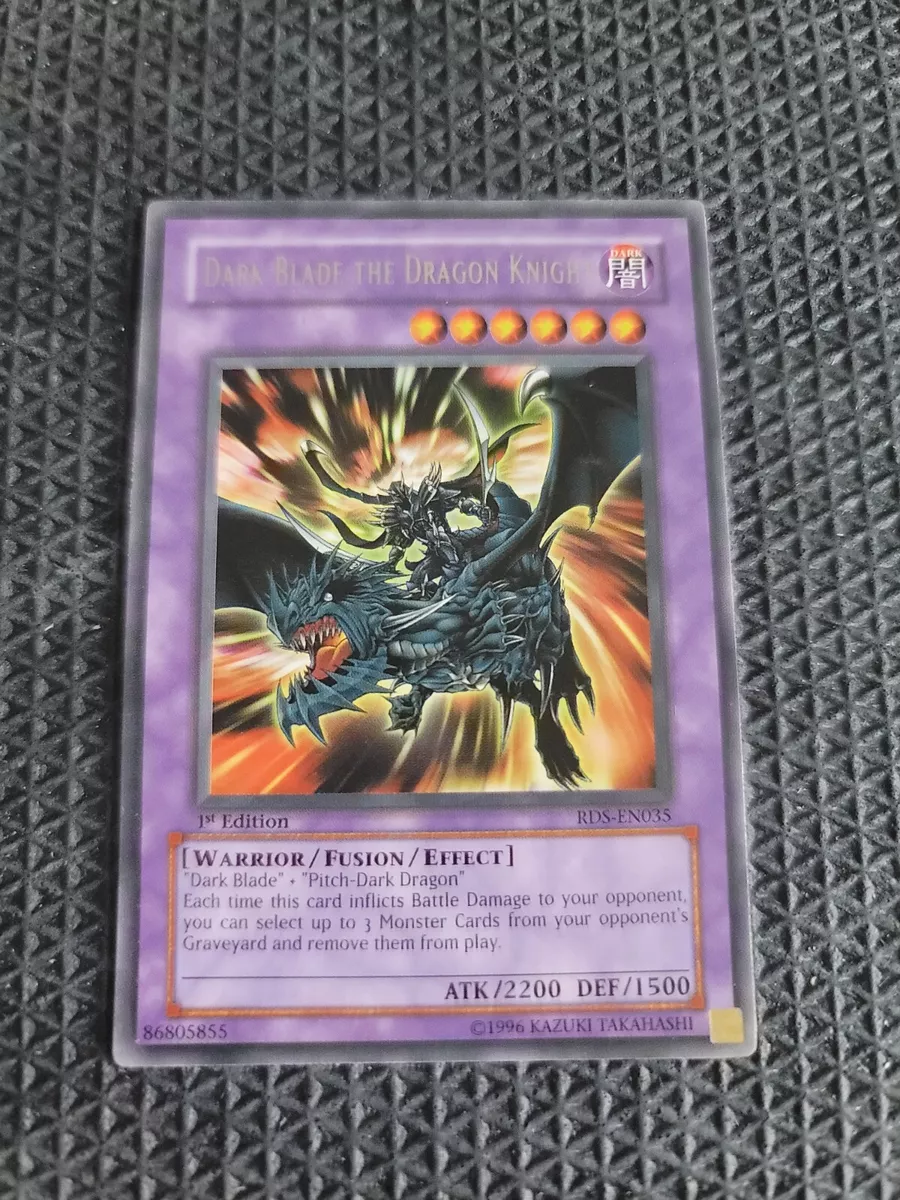 YuGiOh DARK BLADE THE DRAGON KNIGHT RDS-EN035 1st Edition! Rare NM