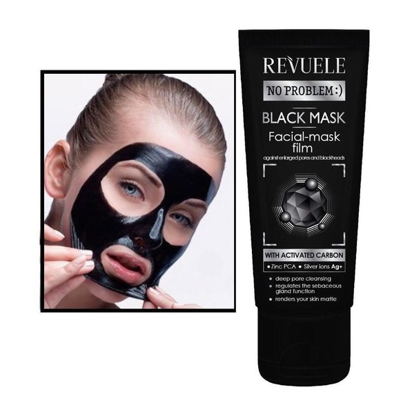 Revuele n/p Black mask peel off 80ml (3800225902984)