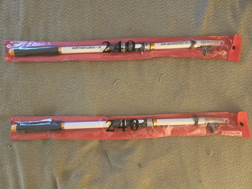 A Pair of Telescoping Fishing Rods  - 7ft 8in  - Image 2 of 4