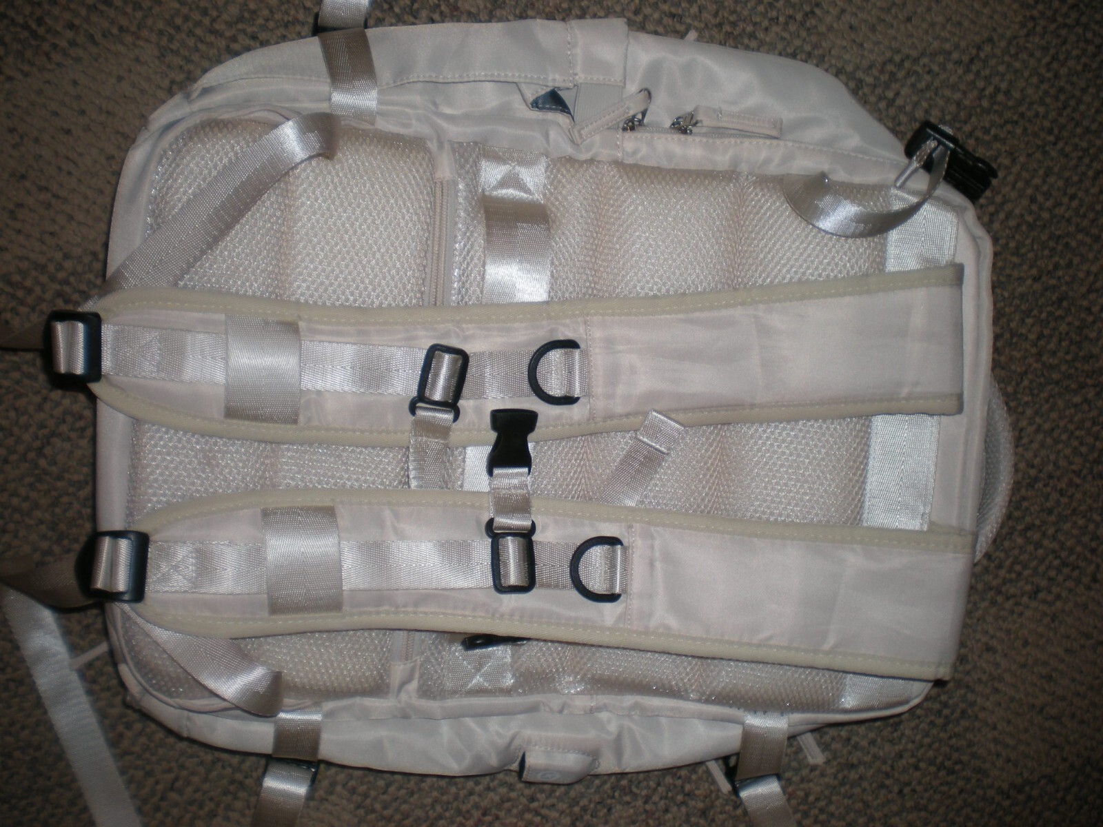 Backpack, large, white Gem