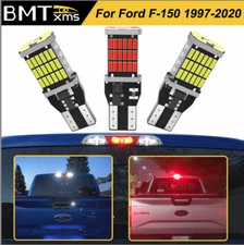 912 LED 2 White 1 Red Cargo Third Brake Light Bulbs for Ford F150 F250 1997-2022