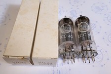 ECC40 Valvo (Siemens) Code LC5 ₮1E - 2 Stück - Röhren, Tubes - geprüft gut   ;RN