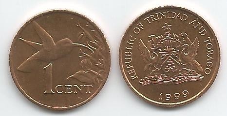 Trinidad & Tobago KM25(U) 1 Cent, Lot of 25 - Foto 1 di 1