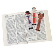 Holiday Character Vinyl Ruler Bookmarks - 24 Count