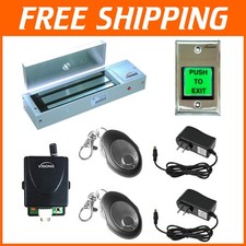 1200lbs Electromagnetic Lock Kit with Wireless Receiver  Remote for Safety