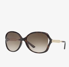 Gucci GG0076S Women's Sunglasses - Havana/Brown EUC