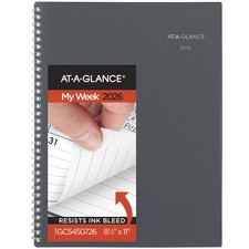 AT-A-GLANCE 2026 Planner, Weekly  Monthly, 8-1/2" x 11", Large, Spiral Bound...