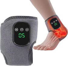 Foot Ankle Vibration Massager 5-speed Infrared Hot Compress Therapy Pain Relief