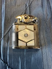 RARE Colibri Of London 75th Diamond Anniv. Platinum Plated Ltd. Edition Lighter