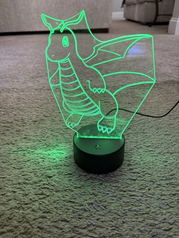 Pokémon Charizard LED Night Light Remote Different Colors NEW