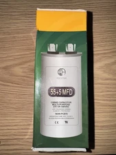 70MFD ±5% Dual Run Capacitor 370 450 V CBB65 HVAC AC Motor 70 uF Fan