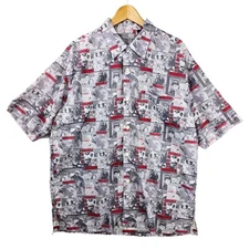 Vtg Enyce The Source Magazine AOP Y2K Shirt Large Biggie Tupac DMX Snoop