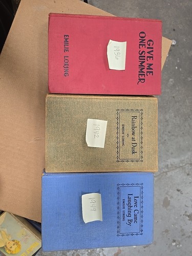 Lot of 3 Vintage Emilie Loring Romance Novels 1936-1942-1949 HC - Picture 1 of 23