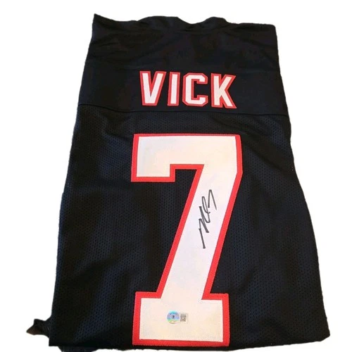 Michael Vick Atlanta Falcons Autographed Jersey JSA Authenticated Football