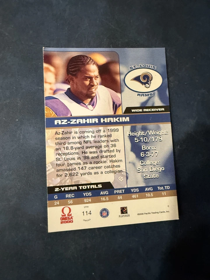 Az-Zahir Hakim Pacific Trading Cards Omega #114 - Image 2 of 2