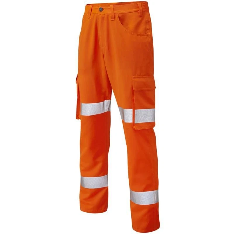 Leo Yelland high-visibility ISO20471:1 lightweight polycotton cargo work trouser