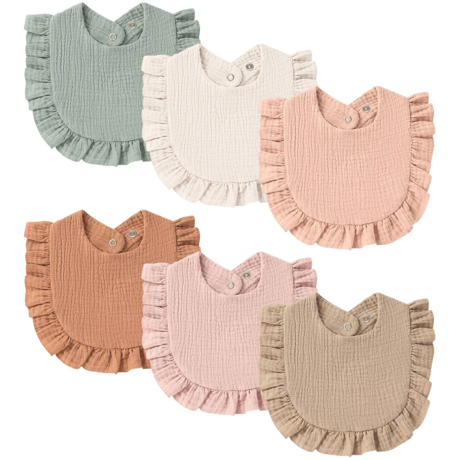 Baby Muslin Bandana Drool Bib Soft Absorbent Cotton Teething 1 PCS Set Part
Opens in a new window or