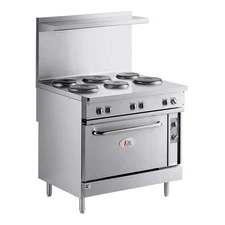 36" 6-Burner Electric Range with Standard Oven - 240V, 1 Phase
