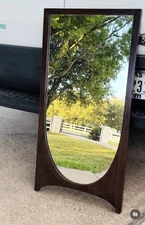 Mid Century Modern Broyhill Brasilia Walnut Dresser Mirror MCM Vintage