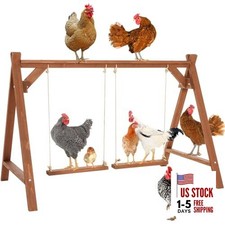 Chicken Roosting Bars for Hens with 2 Swings,Chickens Perch for Pet's Healthy