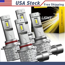9006 9005 Led Headlights Kit Combo 6500k High Low Beam Super White Bright 48x 9006 9005 Led Headlights Kit Combo 6500k High Low Beam Super White Bright 48x
