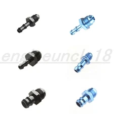 AN6 AN8 AN10 Male To 4mm 6mm 8mm 10mm Barb Straight Fuel Line Fitting Adapter US