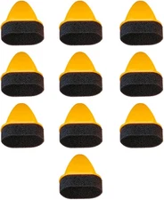 10 Pack Foam Shoe Polish Dauber,Mineral Oil & Wax Leather Cream Sponge Applicato