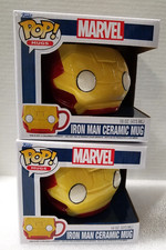 2 Funko Pop! Iron Man Ceramic Mug Marvel Exclusive New