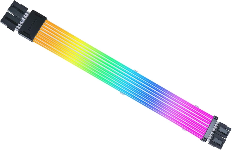 Strimer Wireless 8 Pin RGB Power Extension Cable - 382mm Length, 2.4 GHz Control - Image 3 of 4