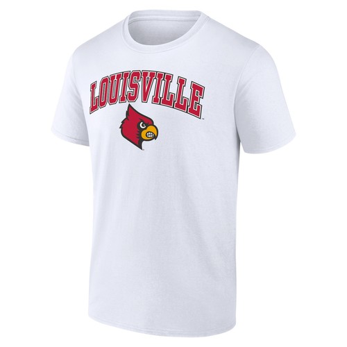 Men's White Louisville Cardinals Campus Team T-Shirt - Picture 2 of 3