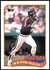 Kevin Bass Houston Astros 1989 Topps #646 Baseball Card