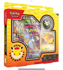 New Sealed Pokemon Day 2026 Collection, 3 Packs  Pikachu Promo PRESALE