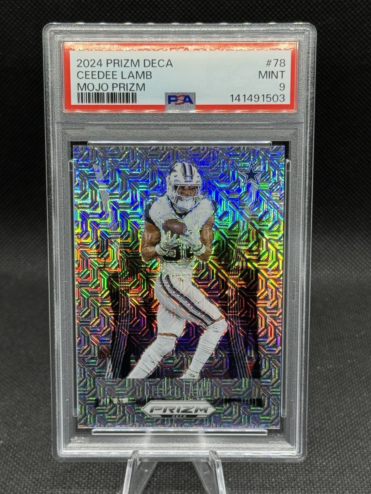 🔥MOJO BOOK END 30/30!🔥 2024 Prizm Deca Mojo Prizm Ceedee Lamb PSA 9