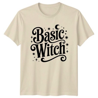 Basic T-Shirt Hexe Humorvoll Spruch Hexerei Herren Damen Grafik