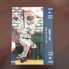 2005 Playoff Prestige #119 Aubrey Huff Devil Rays Red Foil #'ed 16/25 *RARE*