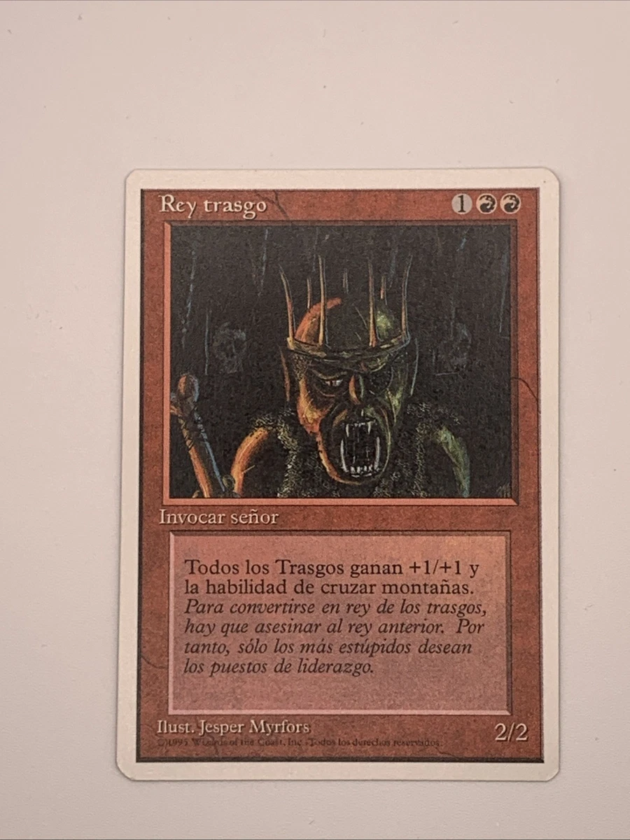 Goblin King Magic: The Gathering Individual Trading Card Games for