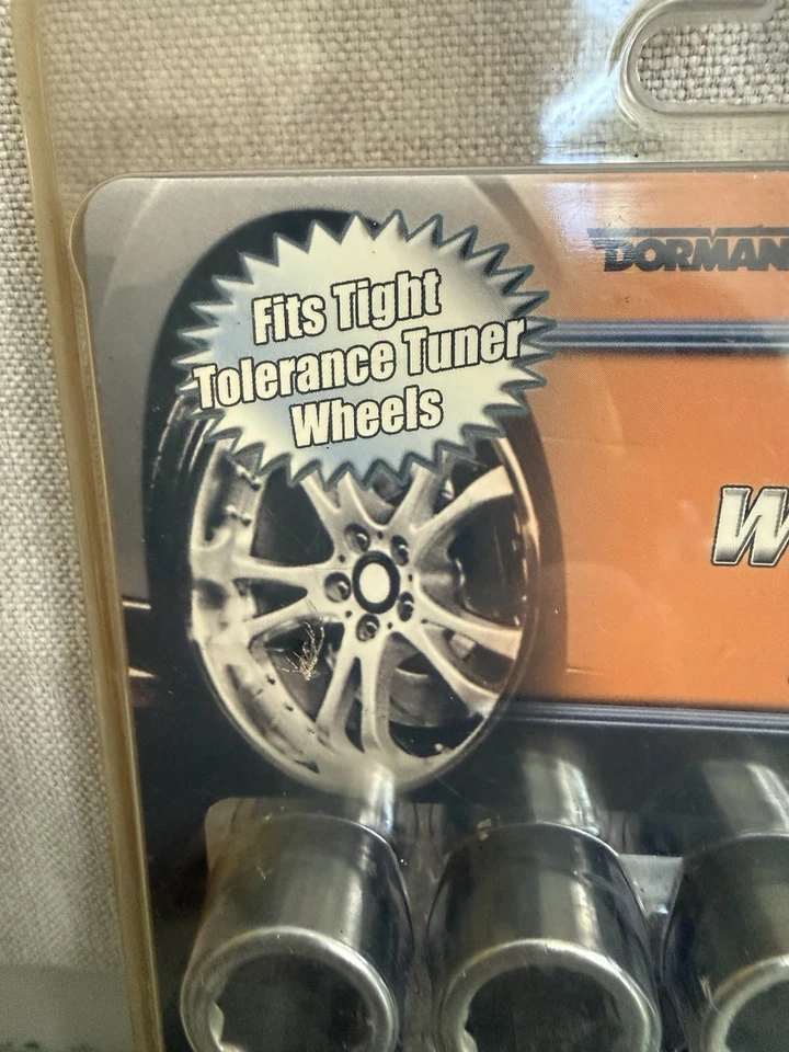 Juego de bloqueo de rueda cromado Dorman 711-345 M12 - 1,50 para ruedas sintonizadoras de tolerancia apretada Foto 2 de 4